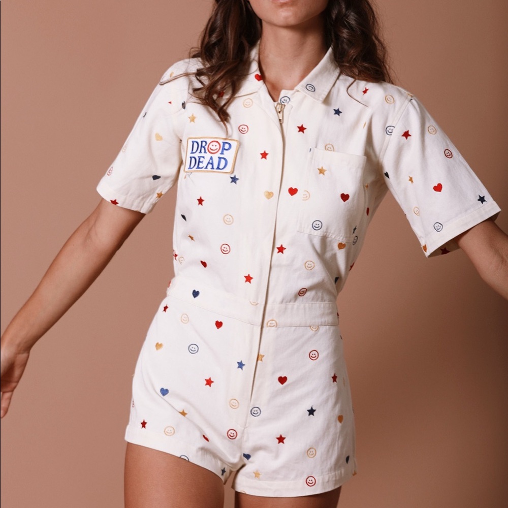 Sugar High Loved Stoned Drop Dead Romper